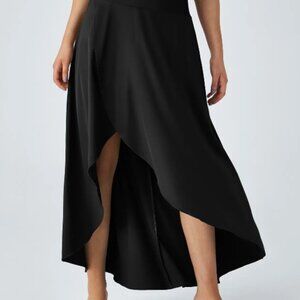 Halara Breezeful High Waisted High Low Ruffle 2-in-1 Flowy Quick Dry Casual